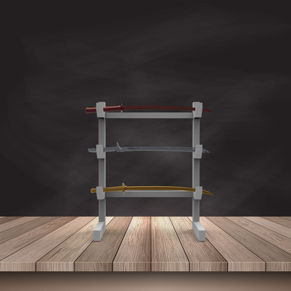 Sword Design and Rack , 3D Print Material