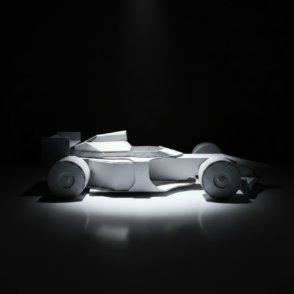 Papercraft / Cardboard for F1 Racing Car Model
