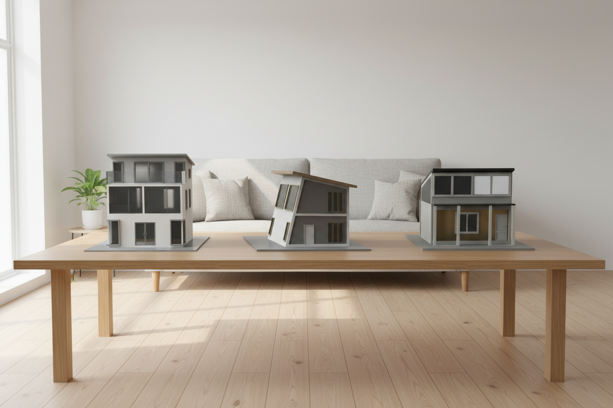3 Design Architectural House Models - 3D Print file (STL File)