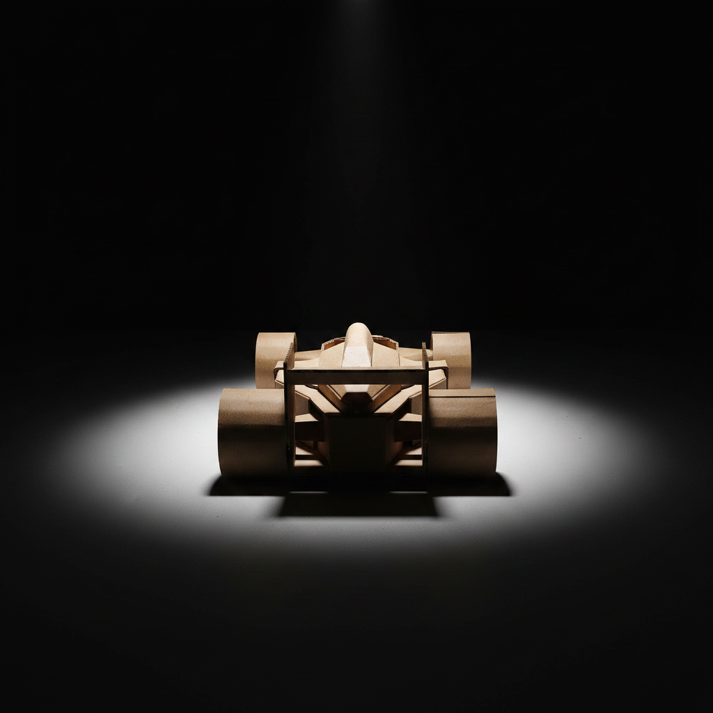 Papercraft / Cardboard for F1 Racing Car Model