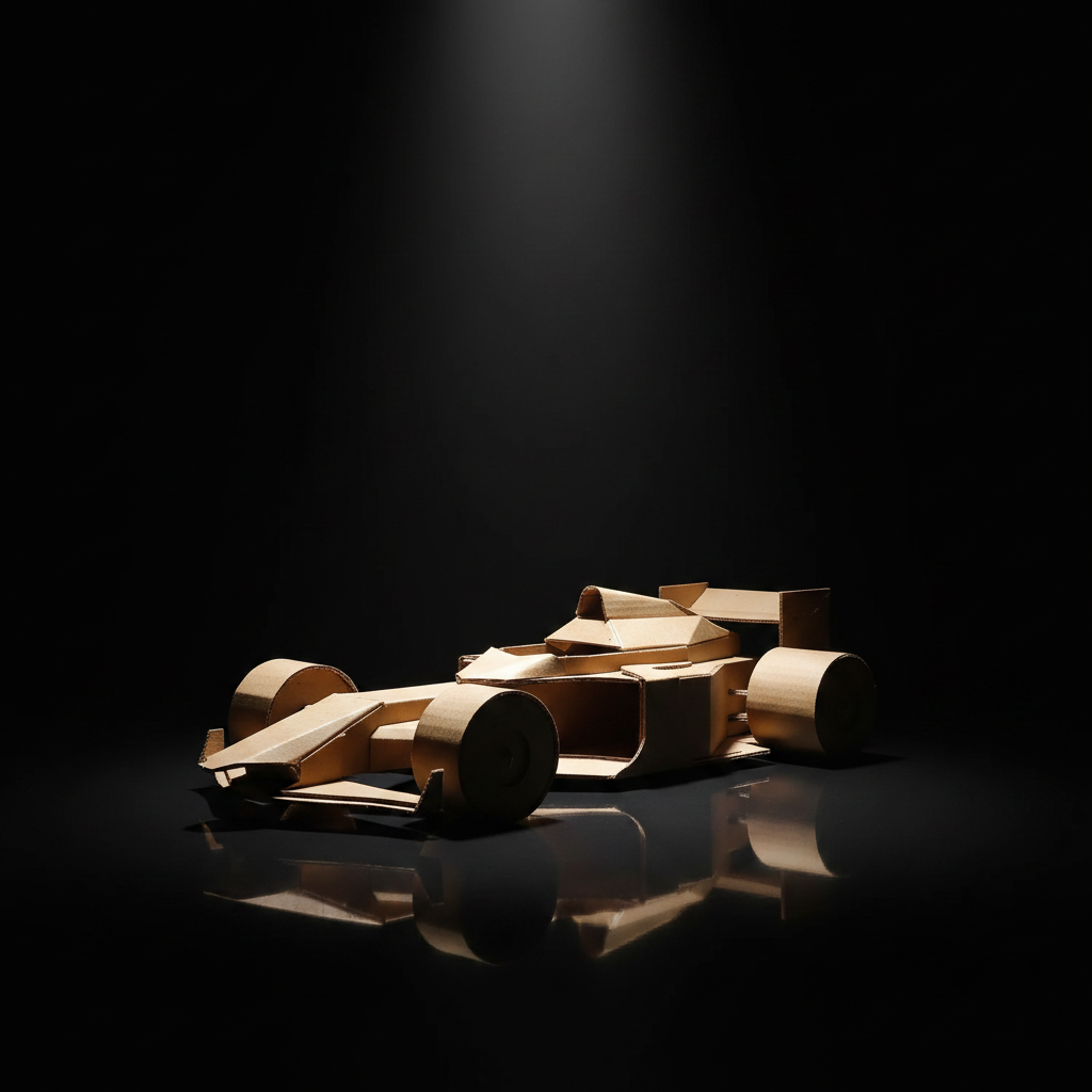 Papercraft / Cardboard for F1 Racing Car Model