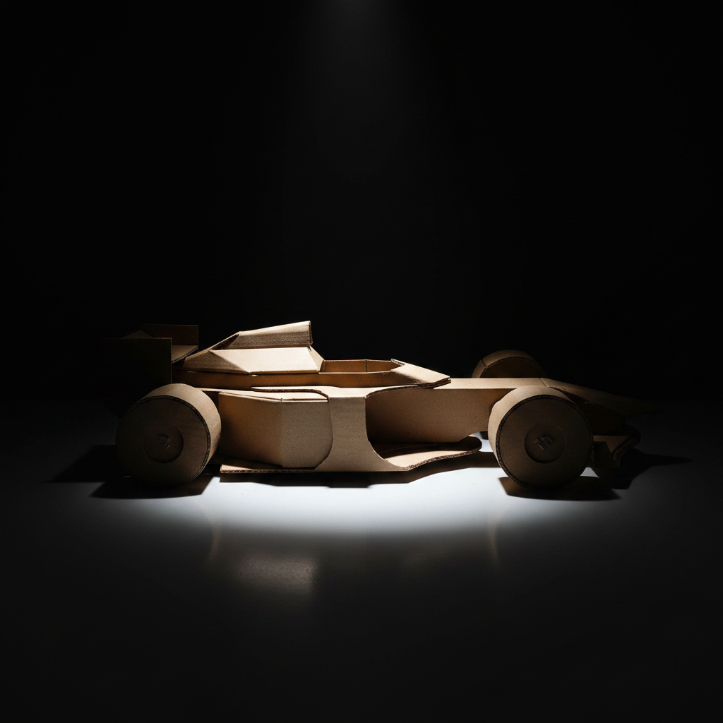 Papercraft / Cardboard for F1 Racing Car Model