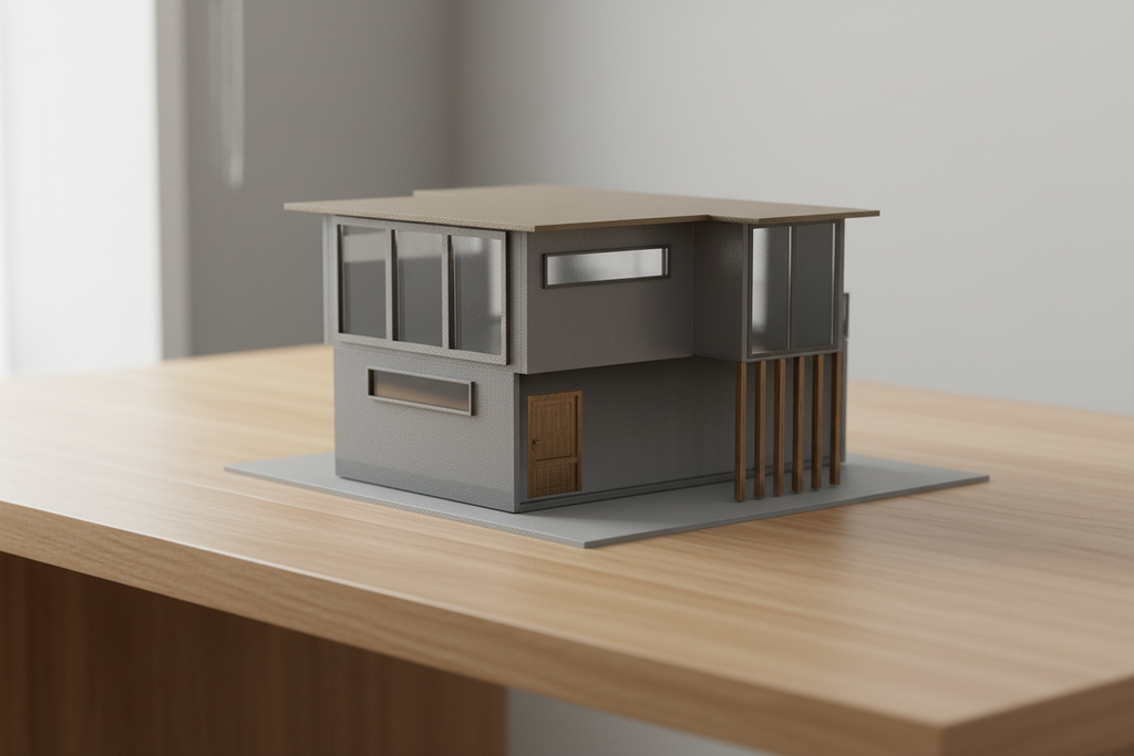 4 Modern Design 3D Printed For House Model