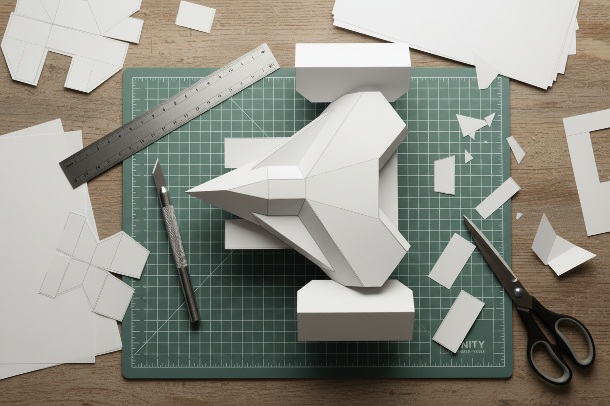 Jet Fighter 7 Model Different Design, 3D Print and Papercraft Design